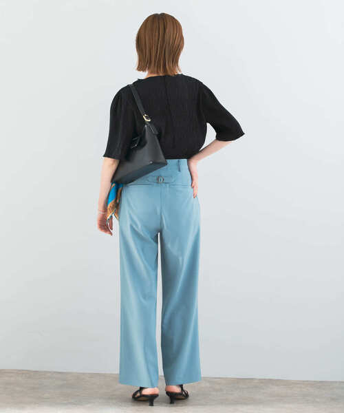 URBAN RESEARCH ROSSO WOMEN(アーバンリサーチ ロッソ)の「ツータックスラックス(スラックス・レディース・ブルー/ブラック/ブラウン・36/38)」の13枚目の写真