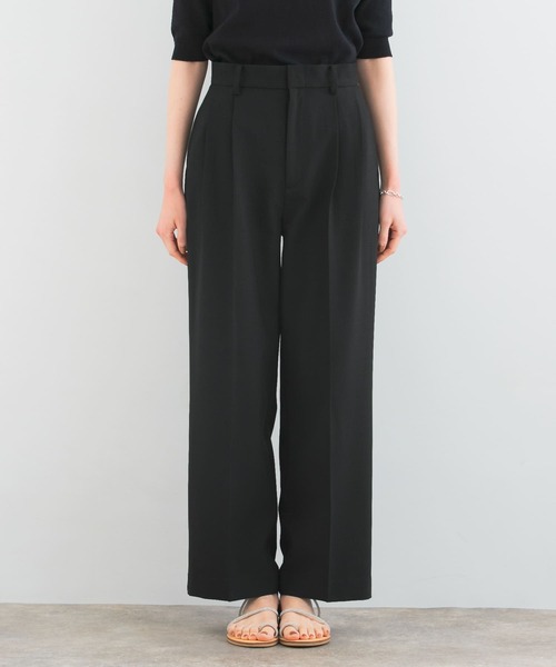 URBAN RESEARCH ROSSO WOMEN(アーバンリサーチ ロッソ)の「ツータックスラックス(スラックス・レディース・ブルー/ブラック/ブラウン・36/38)」の14枚目の写真