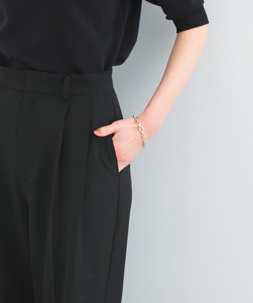 URBAN RESEARCH ROSSO WOMEN(アーバンリサーチ ロッソ)の「ツータックスラックス(スラックス・レディース・ブルー/ブラック/ブラウン・36/38)」の18枚目の写真
