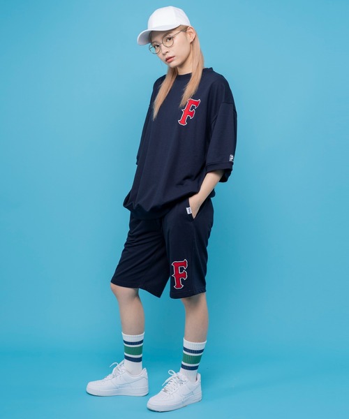 FILA（フィラ）の「FILA フィラ ブランド デザインロゴ ワッペン 刺繍 バックプリント ミニ裏毛 半袖 スウェット プルオーバー トレーナー（スウェット・メンズ・グリーン/ネイビー/グレー系/ブラック・LL/L/M）」の22枚目の写真