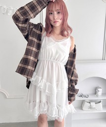 Loueme | ランジェリーライクキャミワンピース(ワンピース)