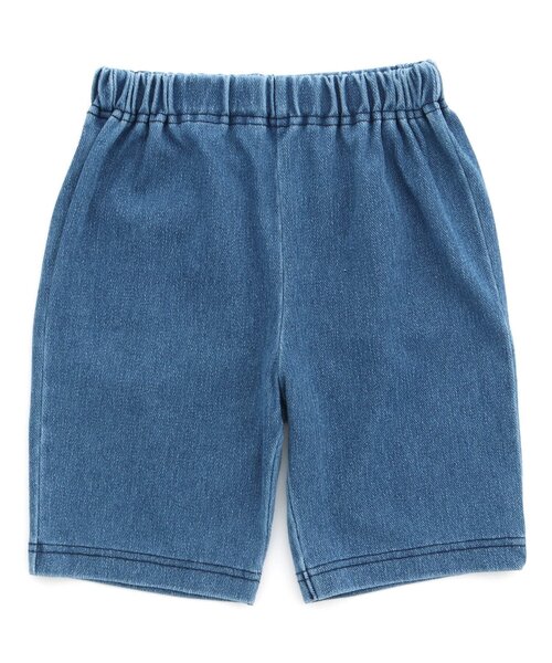 BREEZE（ブリーズ）の「WEB限定 DAISUKI ハーフパンツ（その他パンツ・キッズ・イエロー/オレンジ/ネイビー/ラベンダー/ライトインディゴブルー/チャコール/チェック/ブルー/オフホワイト/グリーン/レインボー/ライム/レッド/ブラウン/ピンク/キャメル/ブラック/アイボリー・80/70/100/110/90/120/130）」の10枚目の写真