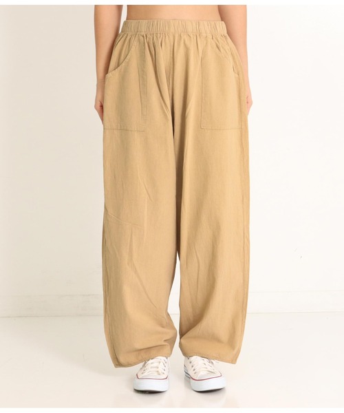 anap mimpi（アナップミンピ）の「ユッタリ ワイド シェフパンツ（その他パンツ・レディース・ベージュ/ブラック・FREE）」の11枚目の写真