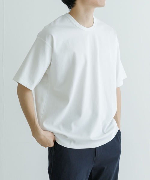 URBAN RESEARCH（アーバンリサーチ）の「『XLサイズあり』接触冷感スムージーTシャツ（Tシャツ/カットソー・メンズ・ブラック/グレー/ホワイト/ブラウン/ブルー系その他・SMALL/MEDIUM/LARGE/X-LARGE）」の15枚目の写真