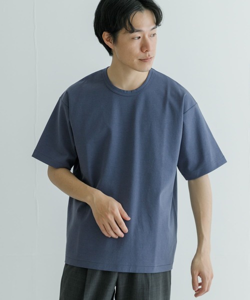 URBAN RESEARCH（アーバンリサーチ）の「『XLサイズあり』接触冷感スムージーTシャツ（Tシャツ/カットソー・メンズ・ブラック/グレー/ホワイト/ブラウン/ブルー系その他・SMALL/MEDIUM/LARGE/X-LARGE）」の10枚目の写真