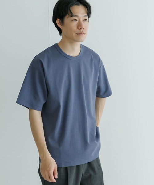 URBAN RESEARCH（アーバンリサーチ）の「『XLサイズあり』接触冷感スムージーTシャツ（Tシャツ/カットソー・メンズ・ブラック/グレー/ホワイト/ブラウン/ブルー系その他・SMALL/MEDIUM/LARGE/X-LARGE）」の11枚目の写真