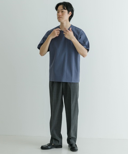 URBAN RESEARCH（アーバンリサーチ）の「『XLサイズあり』接触冷感スムージーTシャツ（Tシャツ/カットソー・メンズ・ブラック/グレー/ホワイト/ブラウン/ブルー系その他・SMALL/MEDIUM/LARGE/X-LARGE）」の13枚目の写真