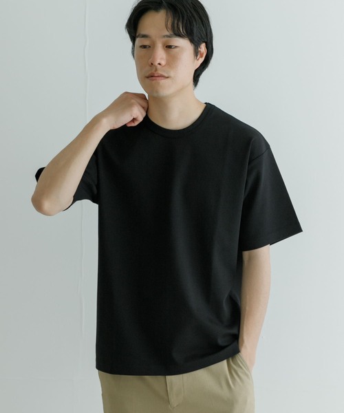 URBAN RESEARCH（アーバンリサーチ）の「『XLサイズあり』接触冷感スムージーTシャツ（Tシャツ/カットソー・メンズ・ブラック/グレー/ホワイト/ブラウン/ブルー系その他・SMALL/MEDIUM/LARGE/X-LARGE）」の14枚目の写真