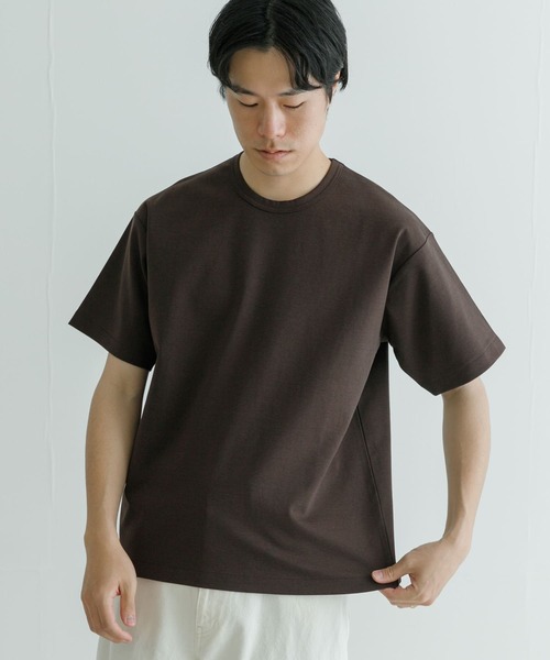 URBAN RESEARCH（アーバンリサーチ）の「『XLサイズあり』接触冷感スムージーTシャツ（Tシャツ/カットソー・メンズ・ブラック/グレー/ホワイト/ブラウン/ブルー系その他・SMALL/MEDIUM/LARGE/X-LARGE）」の7枚目の写真