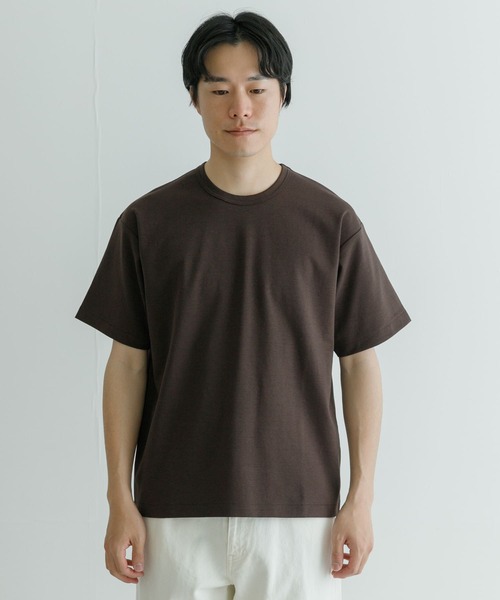 URBAN RESEARCH（アーバンリサーチ）の「『XLサイズあり』接触冷感スムージーTシャツ（Tシャツ/カットソー・メンズ・ブラック/グレー/ホワイト/ブラウン/ブルー系その他・SMALL/MEDIUM/LARGE/X-LARGE）」の19枚目の写真