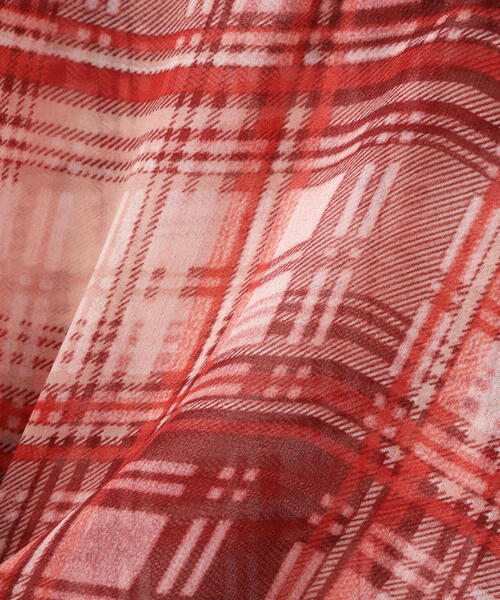 WHITELAND（ホワイトランド）の「WHITELAND/ホワイトランド/SIFFON CHECK SHIRTS（シャツ/ブラウス・メンズ・レッド/モスグリーン・F）」の14枚目の写真