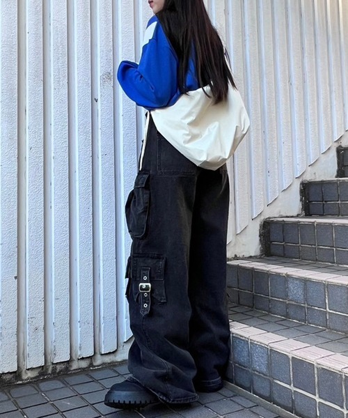 Figments（フィグメンツ）の「合皮ショルダーバッグ（ショルダーバッグ・レディース・ブラック/ホワイト・FREE）」の11枚目の写真