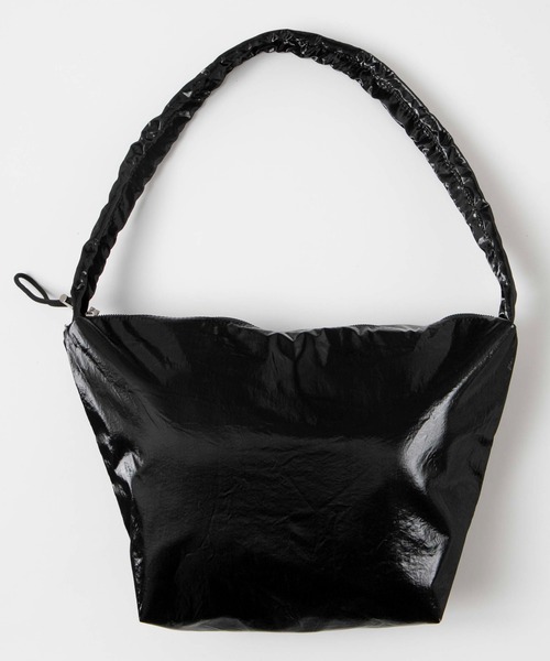 Figments（フィグメンツ）の「合皮ショルダーバッグ（ショルダーバッグ・レディース・ブラック/ホワイト・FREE）」の6枚目の写真