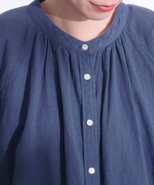 soulberry（ソウルベリー）の「soulberryのナツシャツ（シャツ/ブラウス・レディース・オフホワイト/ブラック/ネイビー系/ピンク・LL/L/M/4L/3L）」の11枚目の写真