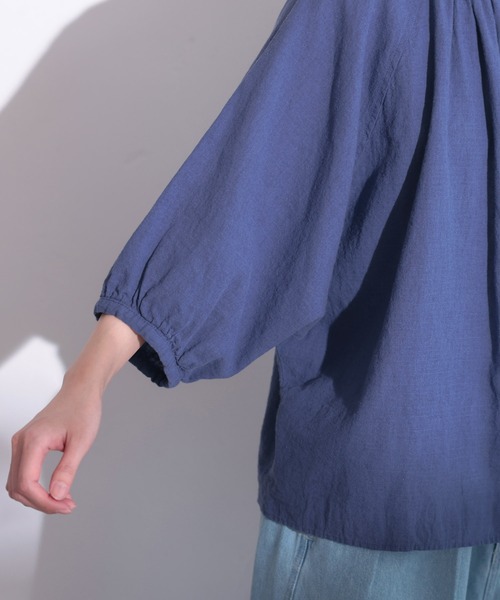 soulberry（ソウルベリー）の「soulberryのナツシャツ（シャツ/ブラウス・レディース・オフホワイト/ブラック/ネイビー系/ピンク・LL/L/M/4L/3L）」の12枚目の写真