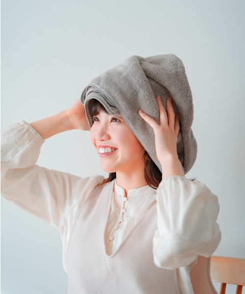 Mofuwa（モフワ ）の「Mofuwa コットンバスタオル×4枚セット（タオル・レディース・ブルー/B/ベビーピンク/ホワイト/ダークブラウン系/ライトグレー/A/ダークグレー/ベージュ・ONE SIZE）」の13枚目の写真
