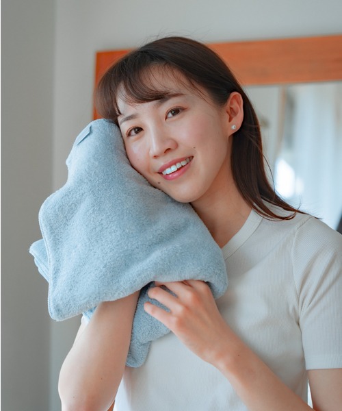 Mofuwa（モフワ ）の「Mofuwa コットンバスタオル×4枚セット（タオル・レディース・ブルー/B/ベビーピンク/ホワイト/ダークブラウン系/ライトグレー/A/ダークグレー/ベージュ・ONE SIZE）」の16枚目の写真