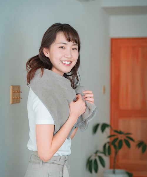 Mofuwa（モフワ ）の「Mofuwa コットンバスタオル×4枚セット（タオル・レディース・ブルー/B/ベビーピンク/ホワイト/ダークブラウン系/ライトグレー/A/ダークグレー/ベージュ・ONE SIZE）」の20枚目の写真