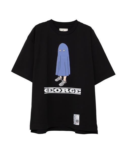 Maison MIHARA YASUHIRO（メゾンミハラヤスヒロ）の「GEORGE Printed Half Sleeve T-shirt（Tシャツ/カットソー・メンズ・ホワイト/ブラック・48/44/46）」の2枚目の写真