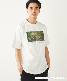 SHIPS Colors:THE MET コラボ プリントTシャツ