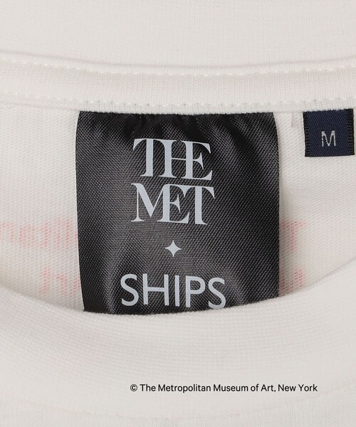 SHIPS Colors(シップス カラーズ)の「SHIPS Colors:THE MET コラボ プリントTシャツ(Tシャツ/カットソー・メンズ・ダークグレー/ライトホワイト/ホワイト/ホワイト系その他/ストーン/ブラック・MEDIUM/LARGE/X-LARGE)」の19枚目の写真