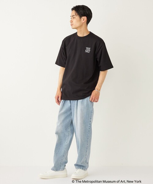 SHIPS Colors(シップス カラーズ)の「SHIPS Colors:THE MET コラボ プリントTシャツ(Tシャツ/カットソー・メンズ・ダークグレー/ライトホワイト/ホワイト/ホワイト系その他/ストーン/ブラック・MEDIUM/LARGE/X-LARGE)」の14枚目の写真