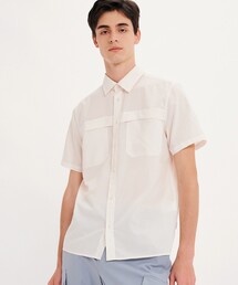 AIGLE | 吸水速乾 抗菌防臭加工 ユーティリティ半袖シャツ RP(シャツ/ブラウス)