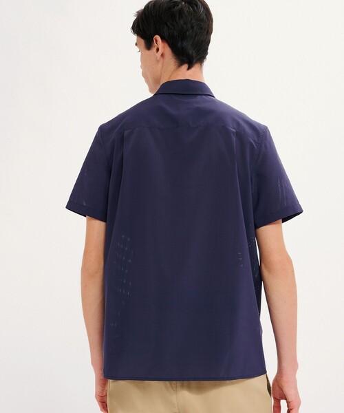 AIGLE（エーグル）の「吸水速乾 抗菌防臭加工 ユーティリティ半袖シャツ RP（シャツ/ブラウス・メンズ・ライトブルー/ホワイト/ネイビー・L/S/M/XL）」の8枚目の写真