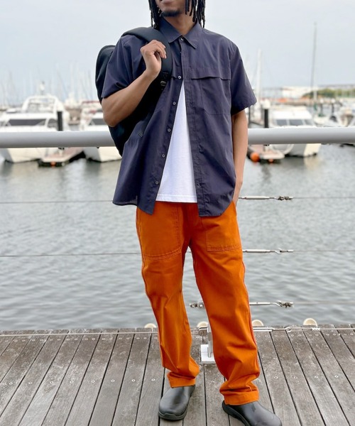 AIGLE（エーグル）の「吸水速乾 抗菌防臭加工 ユーティリティ半袖シャツ RP（シャツ/ブラウス・メンズ・ライトブルー/ホワイト/ネイビー・L/S/M/XL）」の10枚目の写真