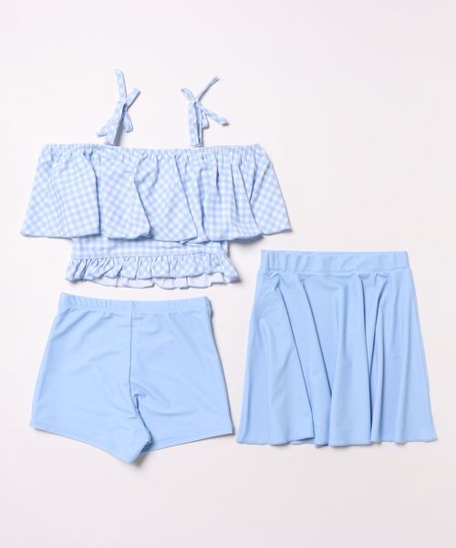 メゾピアノ　【SWIM】ショルダーリボンフリル swimwear(2WAY) 楽天市場】メゾピアノジュニア(mezzo piano junior)【SWIM】ショルダー