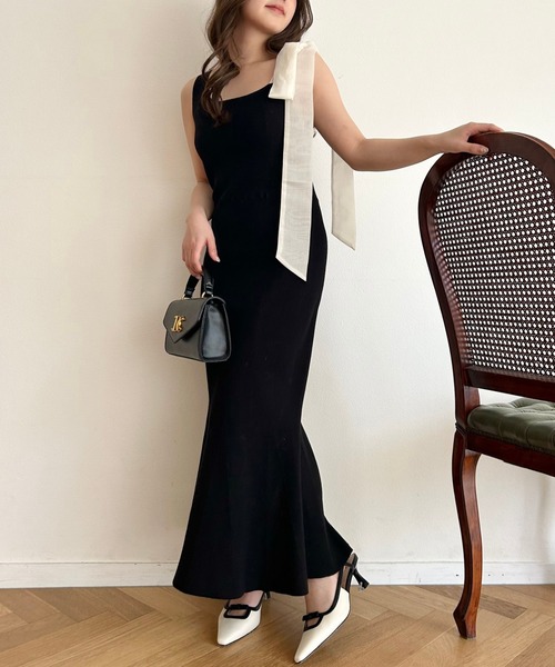 DEICY(デイシー)の「ポインテッドプチリボンサンダル(サンダル・レディース・ベージュ/オフホワイト/アイボリー・L/M/S)」の20枚目の写真