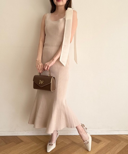 DEICY(デイシー)の「ポインテッドプチリボンサンダル(サンダル・レディース・ベージュ/オフホワイト/アイボリー・L/M/S)」の19枚目の写真