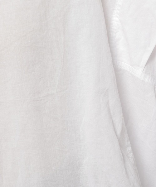 niko and...（ニコアンド）の「プレミアムローンワイドシャツ（シャツ/ブラウス・レディース・パープル/グリーン/ホワイト/グレー・LONG/SHORT）」の9枚目の写真