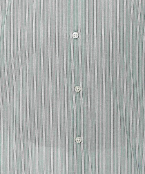 niko and...（ニコアンド）の「プレミアムローンワイドシャツ（シャツ/ブラウス・レディース・パープル/グリーン/ホワイト/グレー・LONG/SHORT）」の10枚目の写真