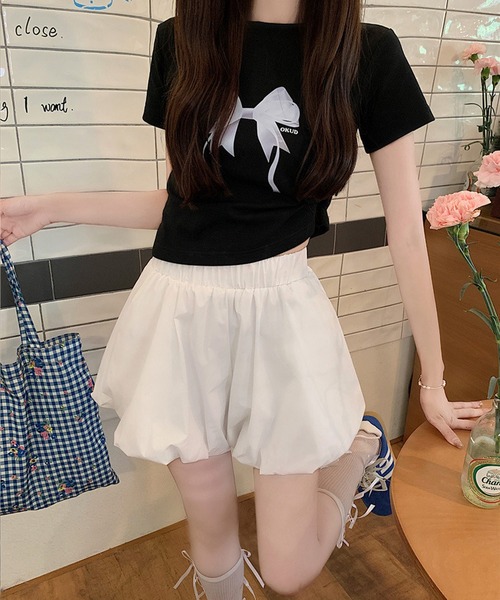 セール】ハイウエスト ナイロン バルーンショートパンツ（その他パンツ