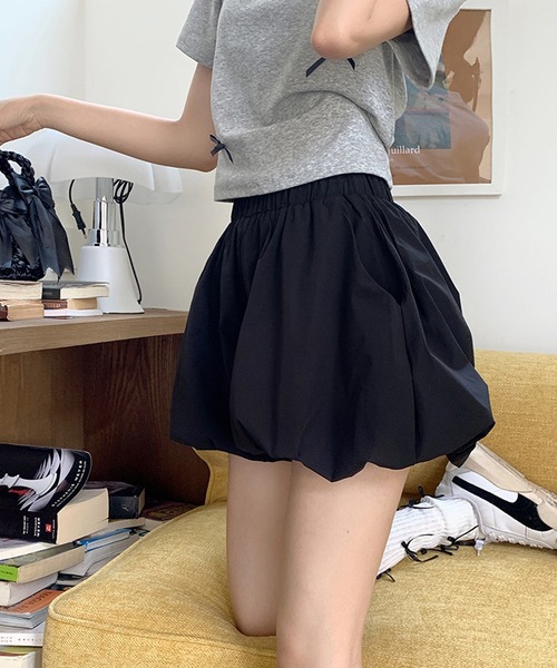 ハイウエスト ナイロン バルーンショートパンツ（その他パンツ