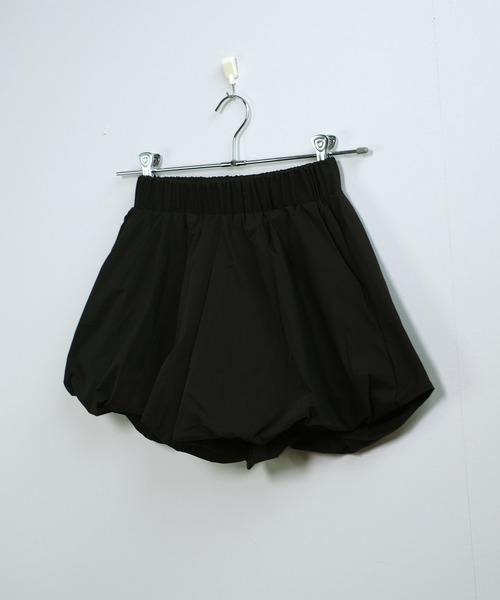 R*様 JNHバルーンシルエットショートパンツ 黒 セール】ハイウエスト ナイロン バルーンショートパンツ（その他