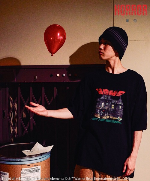 niko and...(ニコアンド)の「【IT(イット)】コラボアソートプリントT(Tシャツ/カットソー・メンズ・チャコール/パープル/オフホワイト/ブラック・LARGE/MEDIUM)」の8枚目の写真