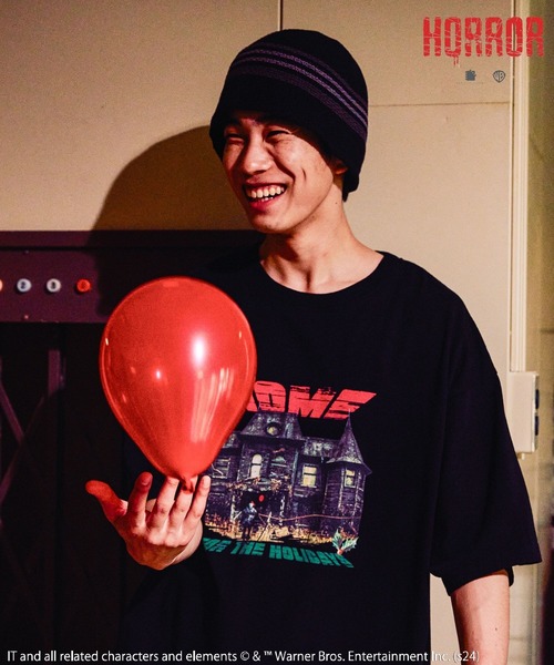 niko and...(ニコアンド)の「【IT(イット)】コラボアソートプリントT(Tシャツ/カットソー・メンズ・チャコール/パープル/オフホワイト/ブラック・LARGE/MEDIUM)」の9枚目の写真