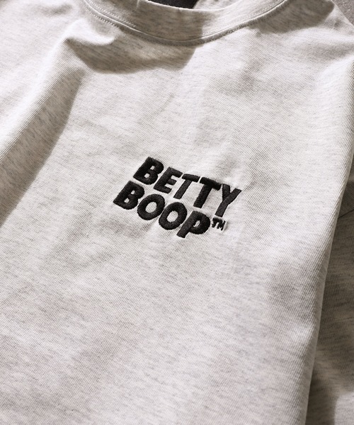 BETTY BOOP(ベティ・ブープ)の「【BETTY BOOP】 ハーフスリーブ ビッグシルエット バックプリント Tシャツ(Tシャツ/カットソー・レディース・オートミール/ホワイト/ダークグリーン/ブラック・MEDIUM/LARGE/X-LARGE)」の16枚目の写真