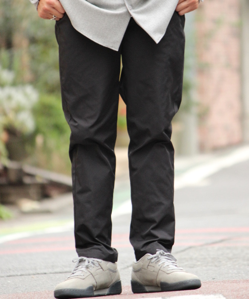 ITTY BITTY(イッティービッティー)の「◇ITTY-BITTY / イッティビッティ キョウネンギャバテーパードパンツ(その他パンツ・メンズ・ブラック/チャコールグレー・MEDIUM/LARGE/SMALL)」の1枚目の写真