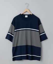 ジャガードメッシュ切替えTシャツ