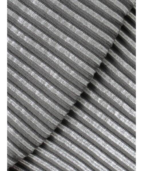 LAGUNAMOON（ラグナムーン）の「フォイルリブニットプルオーバー（ニット/セーター・レディース・ブラック/シルバー/ゴールド・FREE）」の11枚目の写真