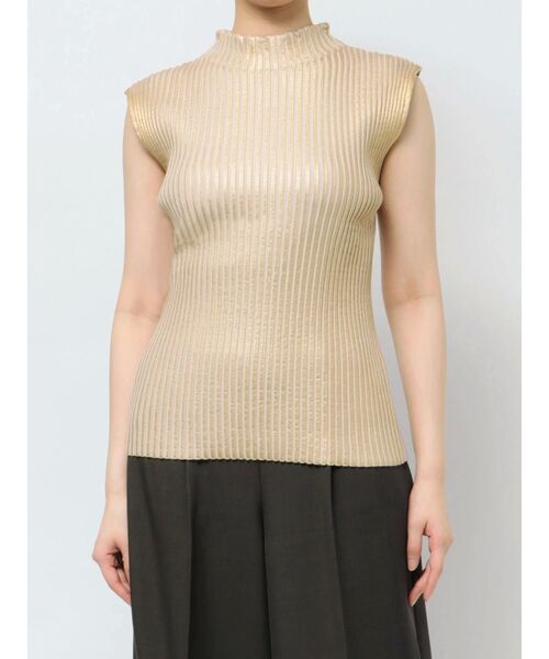 LAGUNAMOON（ラグナムーン）の「フォイルリブニットプルオーバー（ニット/セーター・レディース・ブラック/シルバー/ゴールド・FREE）」の17枚目の写真