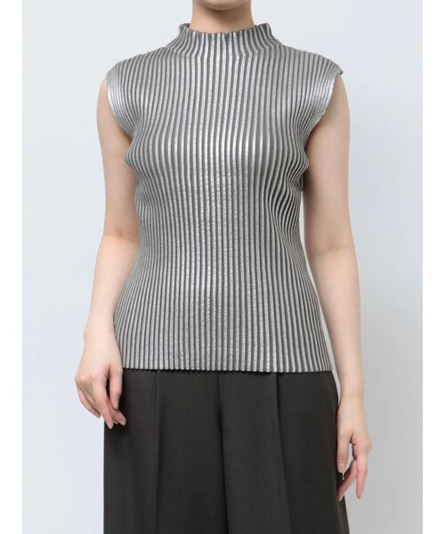 LAGUNAMOON（ラグナムーン）の「フォイルリブニットプルオーバー（ニット/セーター・レディース・ブラック/シルバー/ゴールド・FREE）」の18枚目の写真