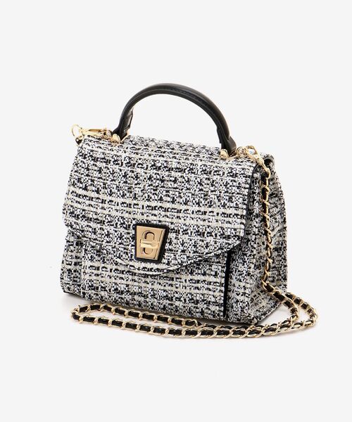 MAJESTIC LEGON(マジェスティックレゴン)の「パールチェーンクラシカルバッグ(ショルダーバッグ・レディース・ブラック系その他/ブラック系その他2/ブラック・FREE)」の21枚目の写真