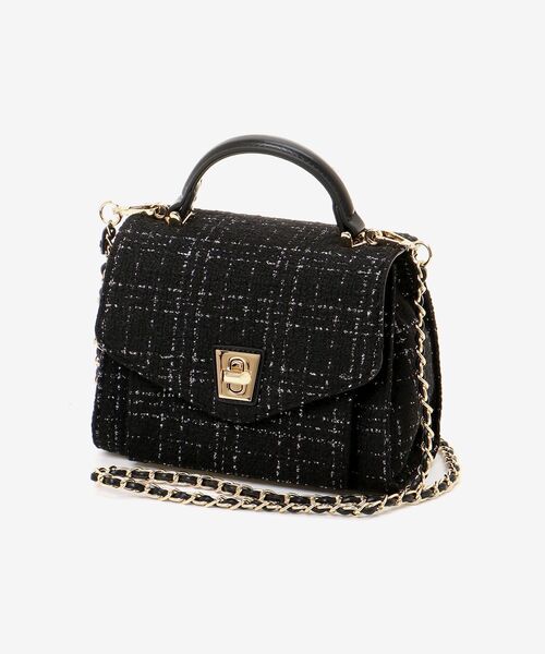 MAJESTIC LEGON(マジェスティックレゴン)の「パールチェーンクラシカルバッグ(ショルダーバッグ・レディース・ブラック系その他/ブラック系その他2/ブラック・FREE)」の22枚目の写真