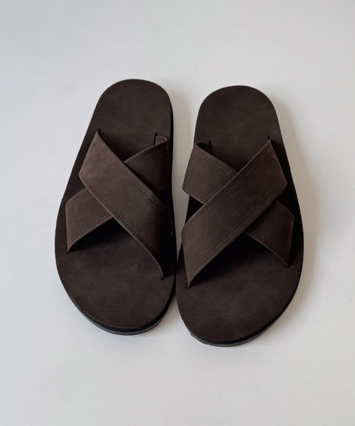 CANAL JEAN（キャナルジーン）の「El mar　クロスサンダル（サンダル・レディース・ネイビー/ベージュ/ブラック/ダークブラウン・SMALL/LARGE/MEDIUM）」の10枚目の写真