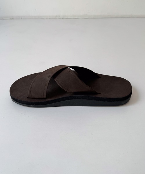 CANAL JEAN（キャナルジーン）の「El mar　クロスサンダル（サンダル・レディース・ネイビー/ベージュ/ブラック/ダークブラウン・SMALL/LARGE/MEDIUM）」の11枚目の写真