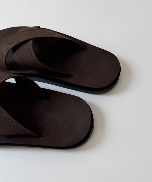 CANAL JEAN（キャナルジーン）の「El mar　クロスサンダル（サンダル・レディース・ネイビー/ベージュ/ブラック/ダークブラウン・SMALL/LARGE/MEDIUM）」の14枚目の写真